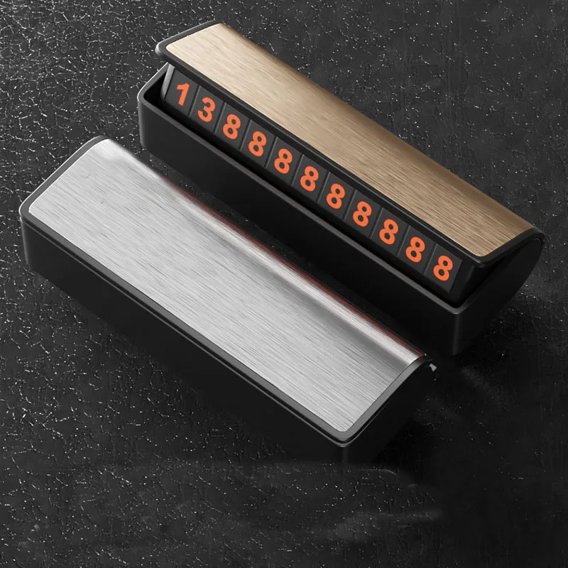 

Car temporary stop plate press hidden metal alloy license plate temporary stop plate