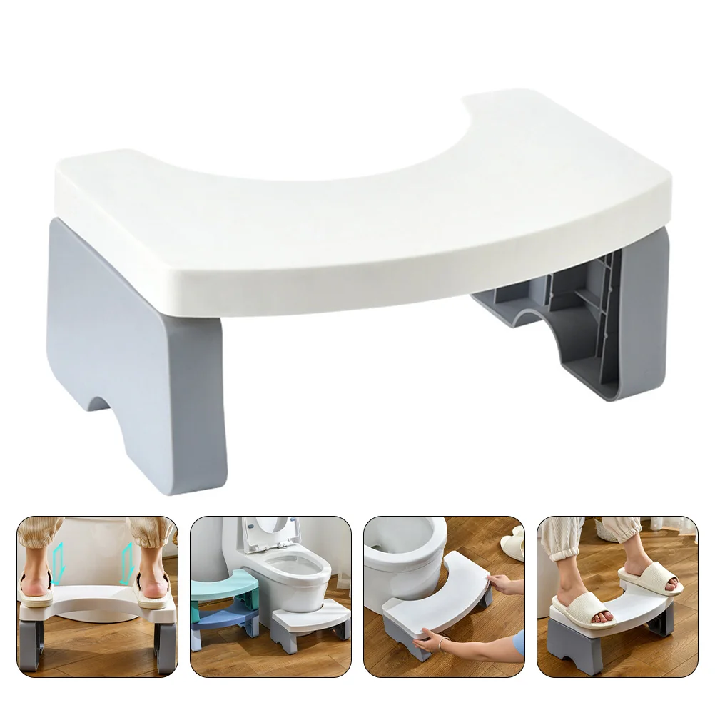 

Стул для туалета, стул для ванной комнаты, домашний стул для ног, дети, белый ПП пластик, креативный малыш