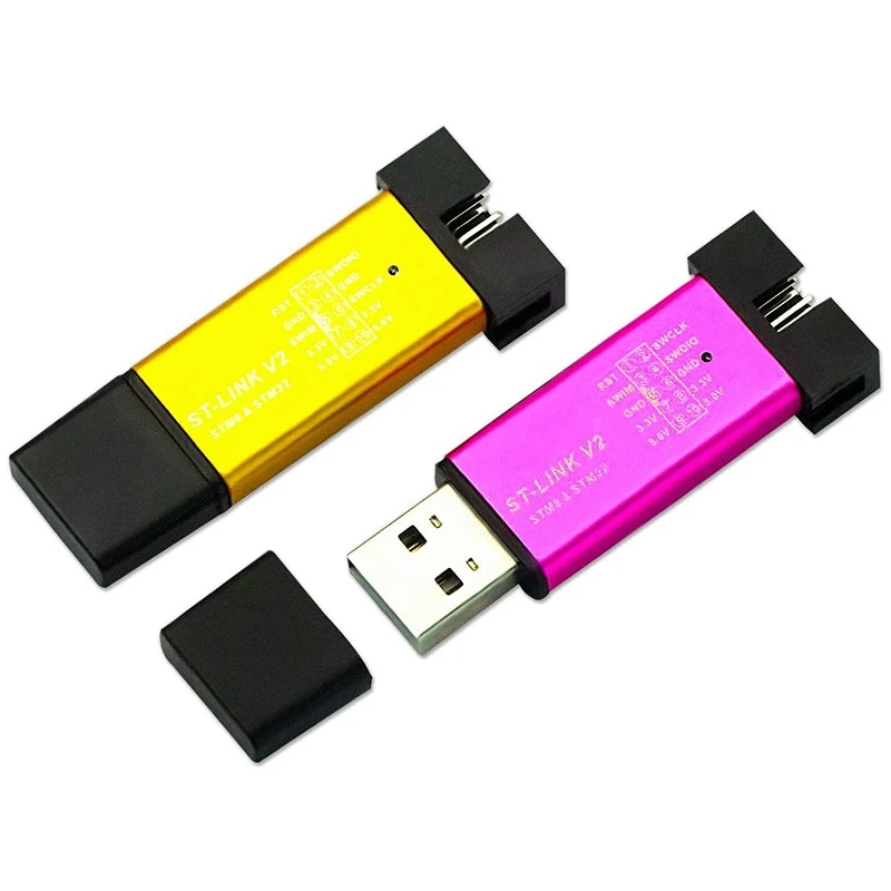 ST Link V2 Mini STM8 STM32 Симулятор загрузки Программатор Программирование с крышкой