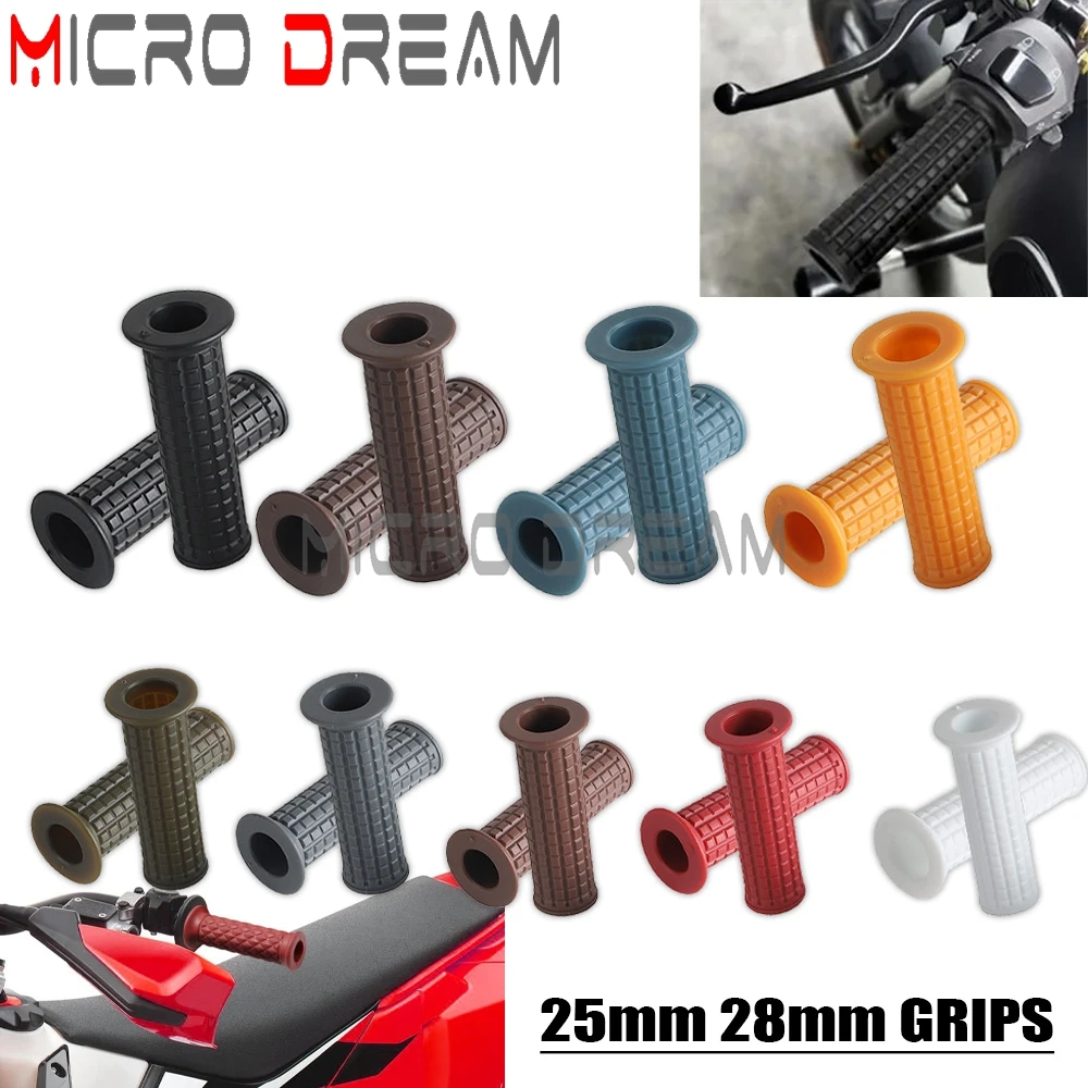 Резиновая рукоятка для мотоцикла 25 мм 28 противоскользящая Honda Saber 700 1300 Shadow 500 1100 VTX