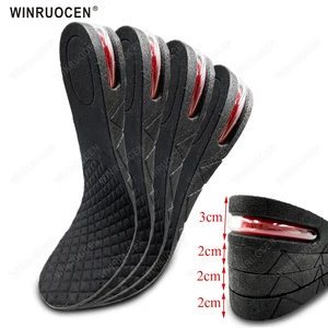 3579 см Регулируемые стельки для увеличения роста, невидимые стельки для мужчин и женщин, Дышащие стельки для обуви, вставки для пятки