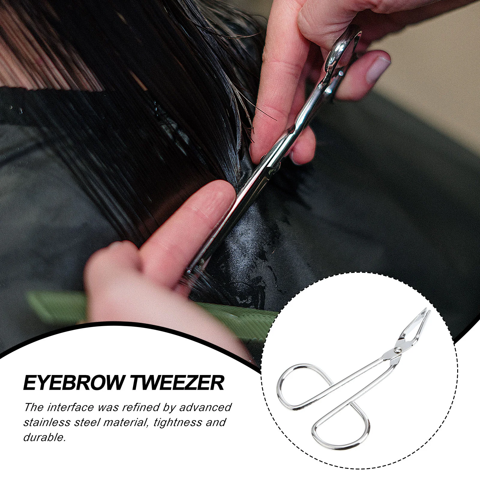 Пинцет для бровей из нержавеющей стали зажим волос в носу триммер ресниц набор