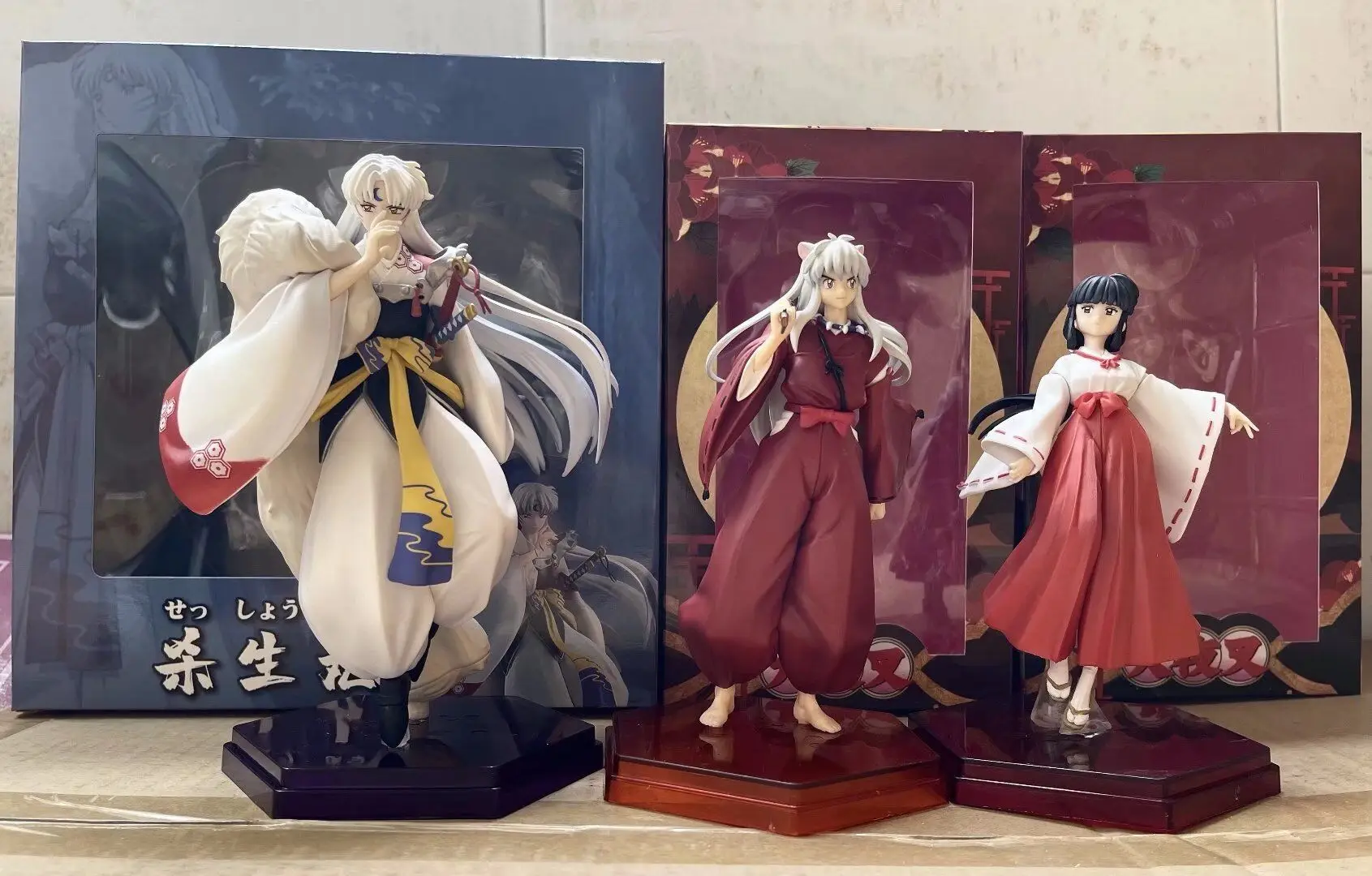 Pаспродажа Фигурка аниме Inuyasha, Kikyo Sesshomaru Higurashi Kagome Inuyasha, ПВХ экшн-фигурка, модель, игрушки, декор для комнаты для мальчика, девочки, подруги