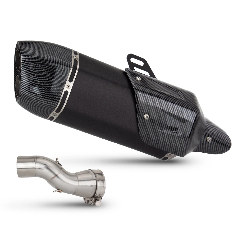 

Для BMW R1200GS R1200R R1200RS R1250R R1250RS R1250GS ADV 2013-2023 мотоциклетная выхлопная труба без шнуровки, модификация, глушитель средней трубы