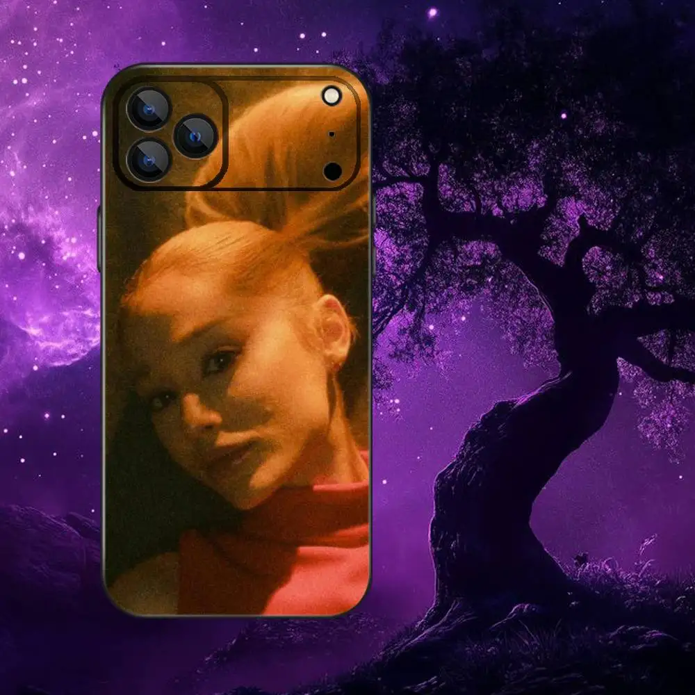 Фото Чехол для телефона A-Ariana Eternal Sunshine G-Grandes для iPhone 17,16,15,14,13,12,Pro,Max,Plus,E,SE4,Air,Mini Black Soft Box №3