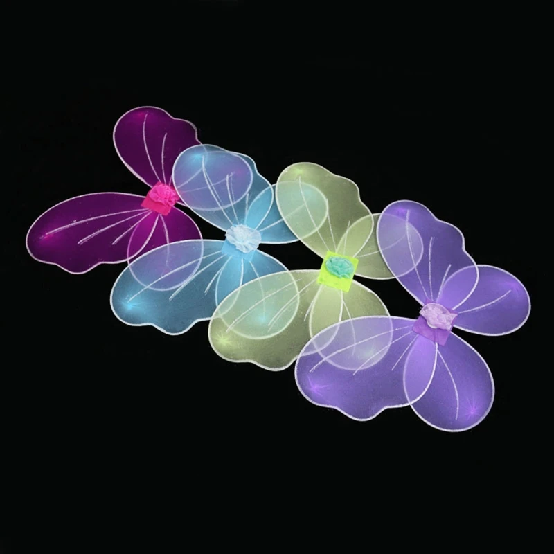 

Fairy Angel Butterfly Wings Fancy Dress Costume Kids Girls Cosplay Accessories