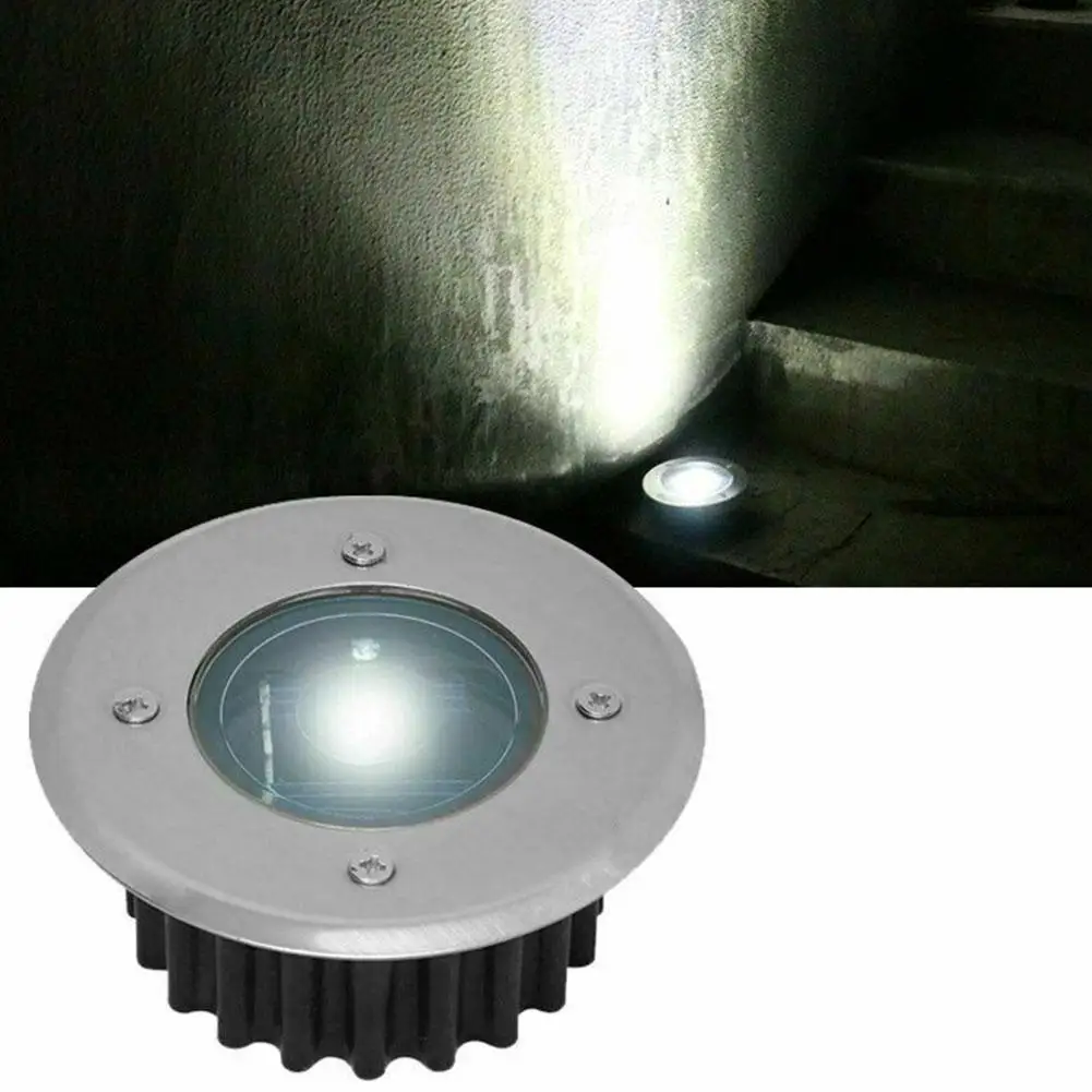 

Solar Inground Path Garden Light Light Spot Waterproof Lighting Underground Recessed Outdoor Solar