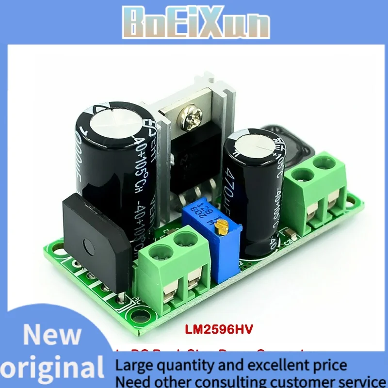 

LM2596HV AC/DC to DC Buck Step Down Converter Module 3v 3.3V 5V 6V 9V 12V 15V 24V DC 5V-50V Adjustable Step-Down 3A Power Supply