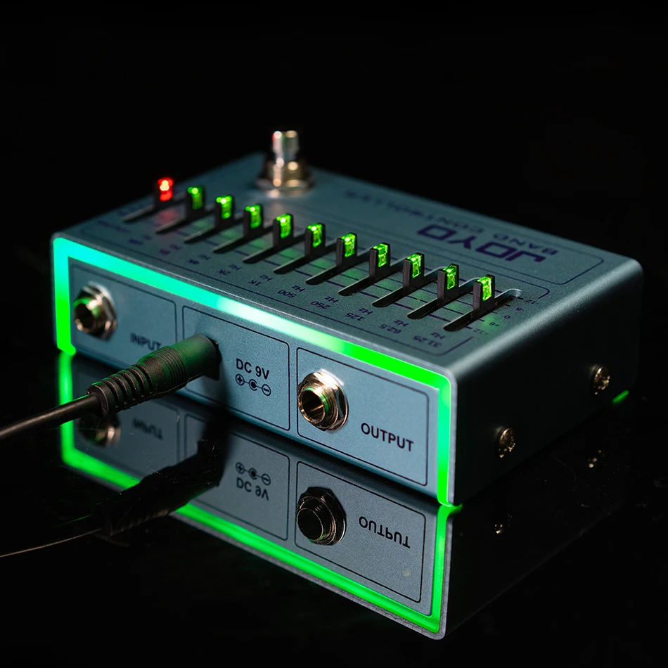 JOYO R-12 контроллер диапазона эквалайзер 10 диапазонов педаль эквалайзера для