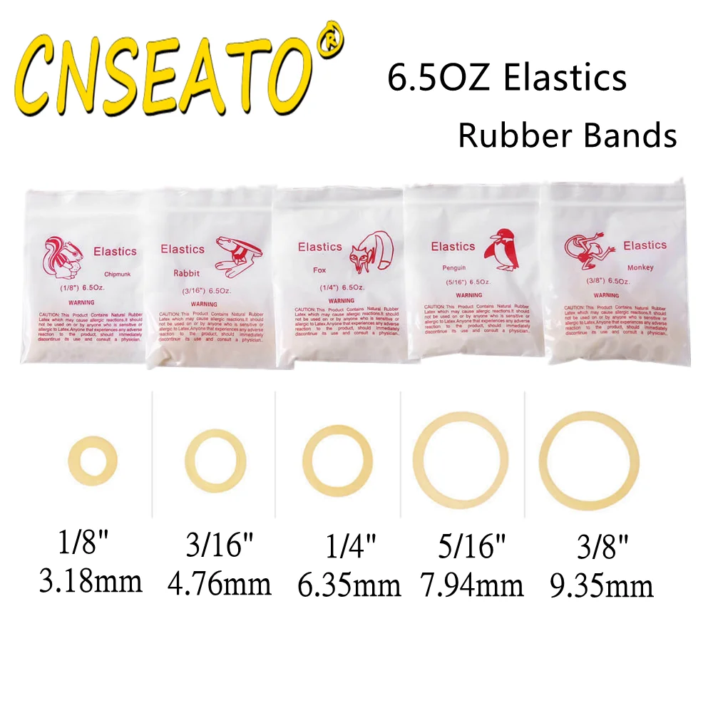 5000 шт. Стоматологические Ортодонтические эластичные резиновые ленты набор для