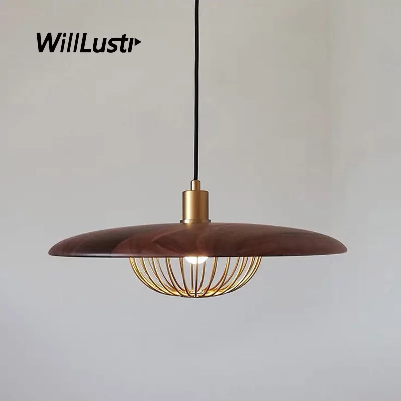 Золотой Серый Ореховый Цвет Подвесной Светильник Зонт Железный Отель Кафе Бар