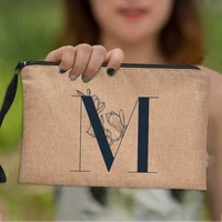 japanese style cosmetic bag woman letter handbag purses women makeup organizer storage makeup bag girls vivid and great in style