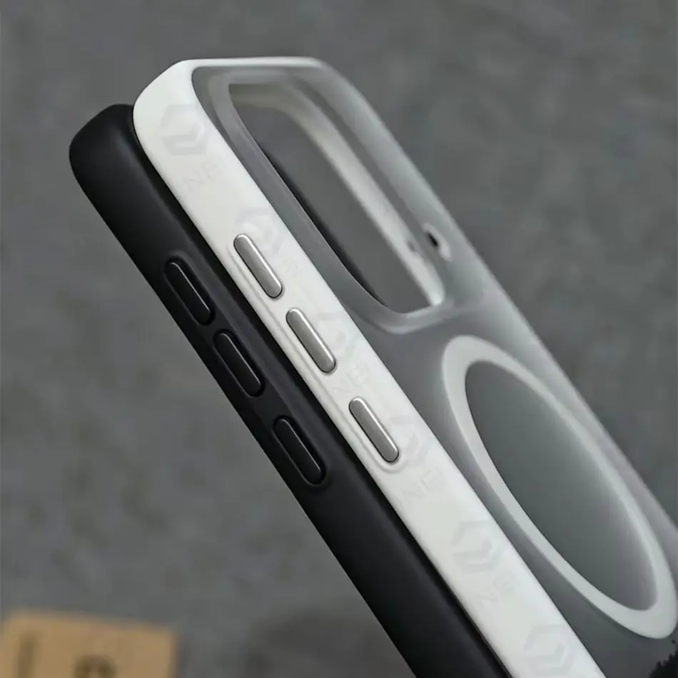 Фото Деловой матовый прозрачный силиконовый чехол с магнитной рамкой для Oppo Find X9 Ultra X9s Pro, полупрозрачный акриловый защитный чехол №5