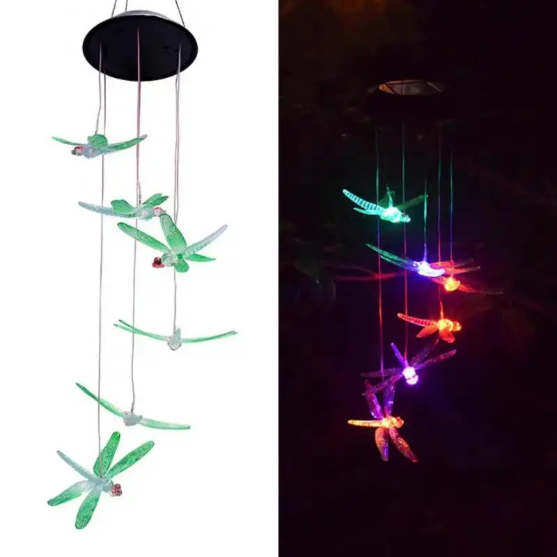

Outdoor Christmas Lighting Solar Light String LED Light String Colorful Color Changing Wind Chimes Christmas Outdoor Decoration