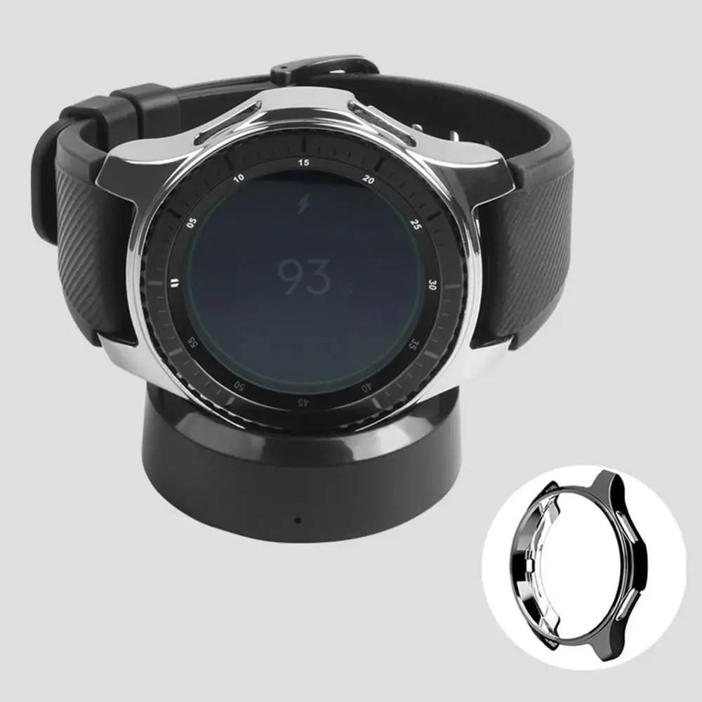 

TPU Shockproof Case Cover Eletraplated Frame for Samsung Galaxy Watch 42/46mm