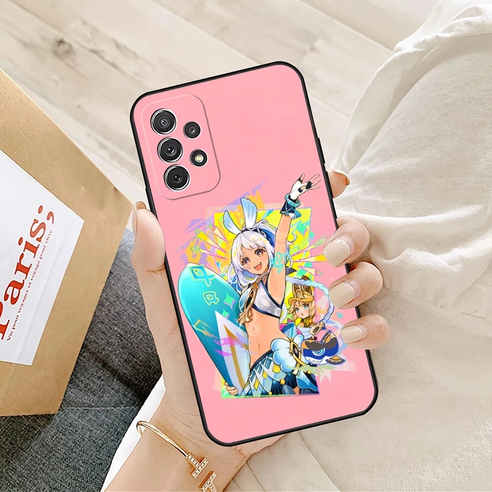 Чехол для телефона Genshin Impact Muinaa Samsung Galaxy S25 S24 S21 S23 S22 S20 Ultra Fe Plus A34 A54 A24 A52 A53 M54 Cover