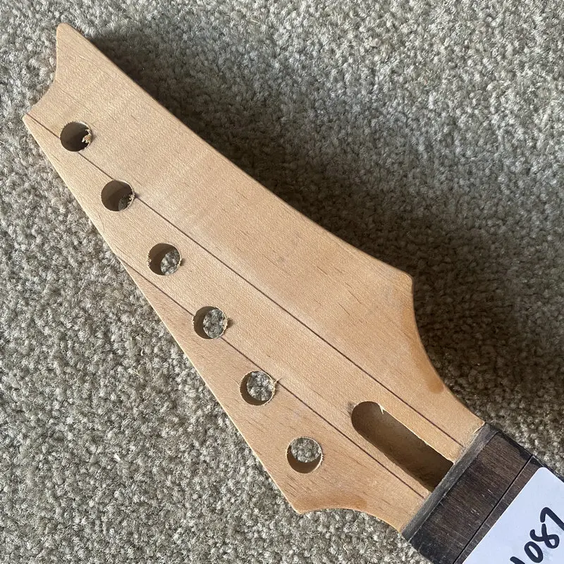 JN087 Полуфинизированный гриф для электрогитары Floyd Rose без ладов с инкрустацией