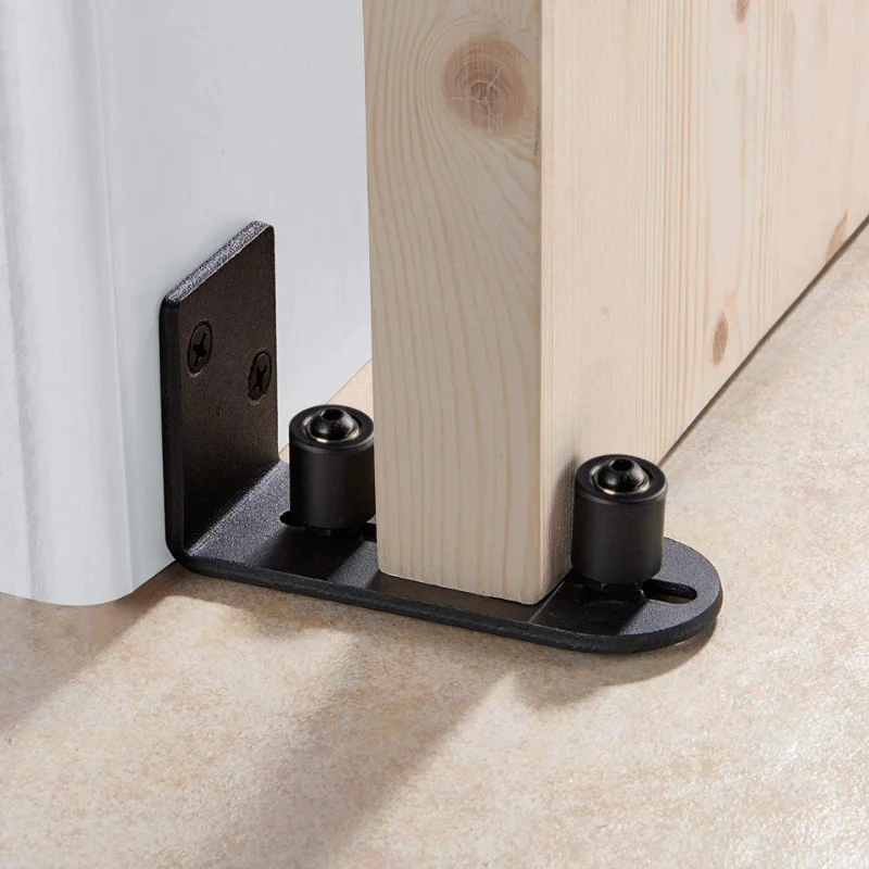 

Door Hardware Sliding Door Slides Rails Barn Door Floor Guide Stay Roller for Bottom Adjustable Roller Flush Design