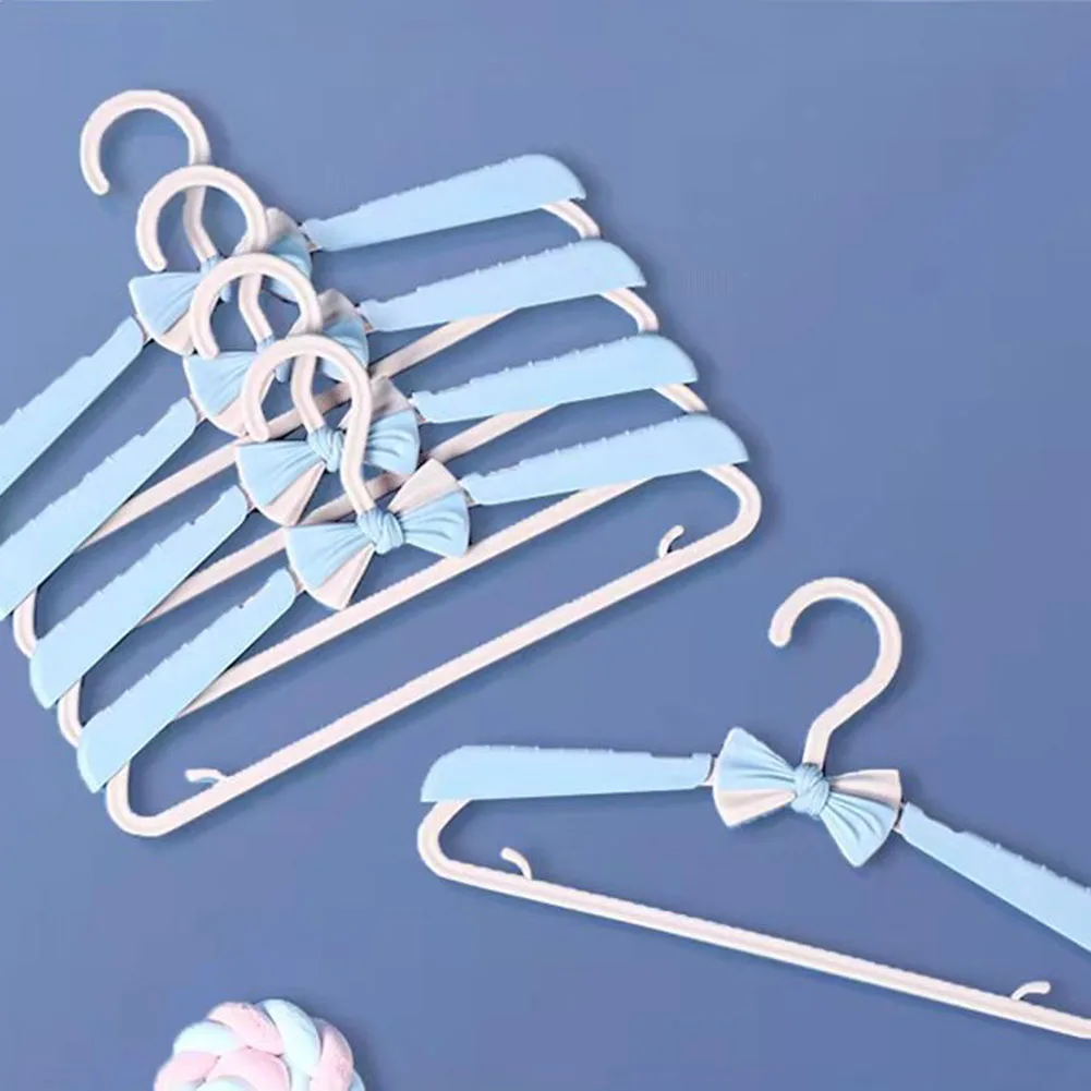 

5PCS Children's Retractable Trouser Rack Baby Non-Slip Clothing Support Toughness not Easy to Break cintre bébé organizadores