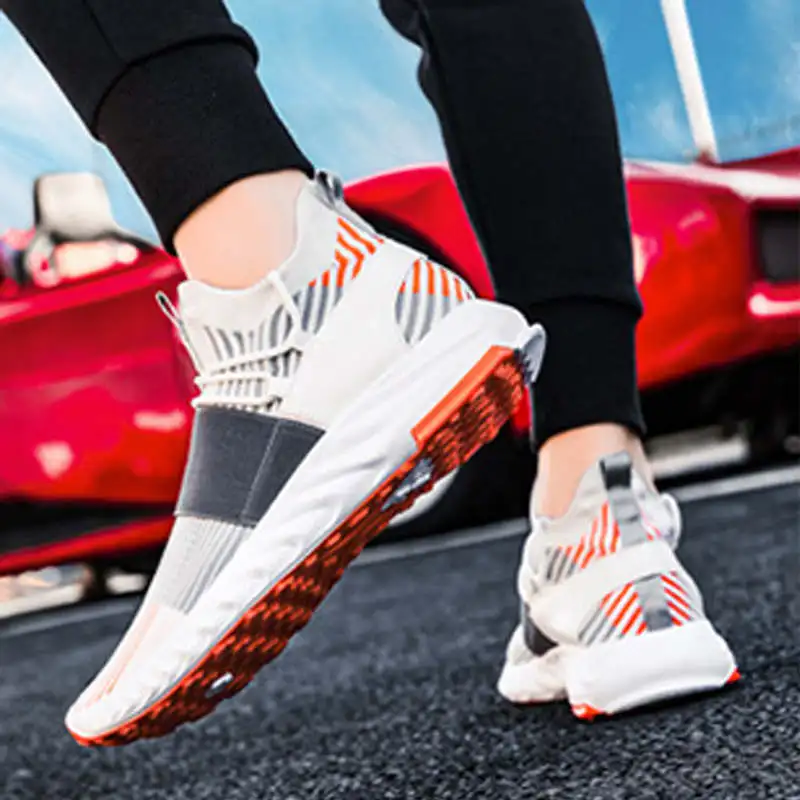 

Серые мужские кроссовки, повседневная спортивная обувь, увеличивающие рост, для бега