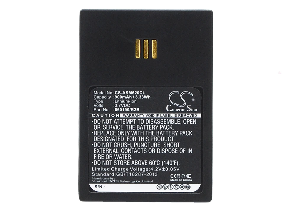 

Cameron Sino 900mA Battery for OpenStage WL3,WL3 Plus