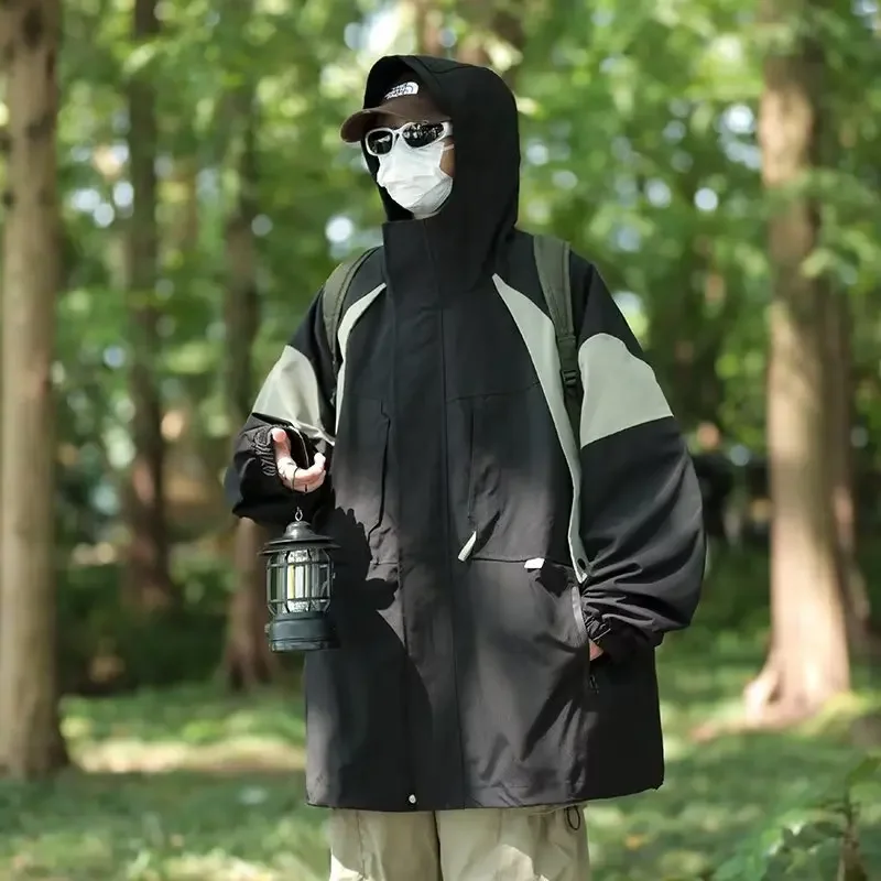 Куртка три в одном Mountain System мужская повседневная куртка с капюшоном винтажном