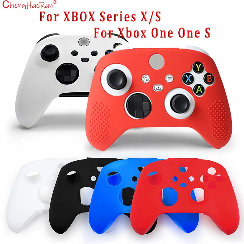 Фото 1 шт. мягкий силиконовый чехол для Xbox Series X/S Xbox One One S, чехлы для геймпада, противоскользящий защитный чехол №1