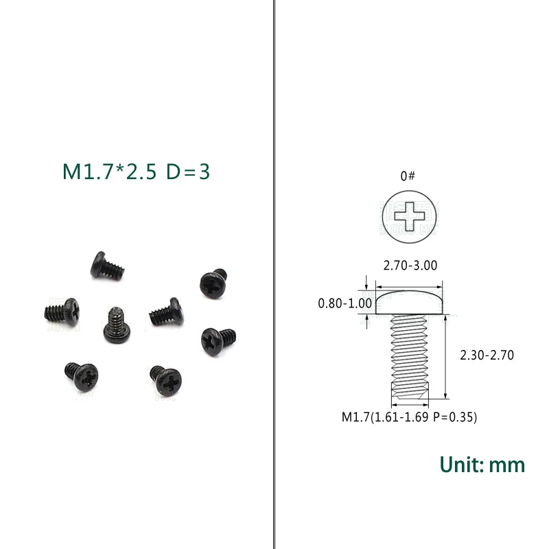

100 шт. M1.6 M1.7 * L = 2,5-22 мм никелированные/оцинкованные маленькие плоские потайные крестообразные круглые Шаровые Головки, винты для древесины