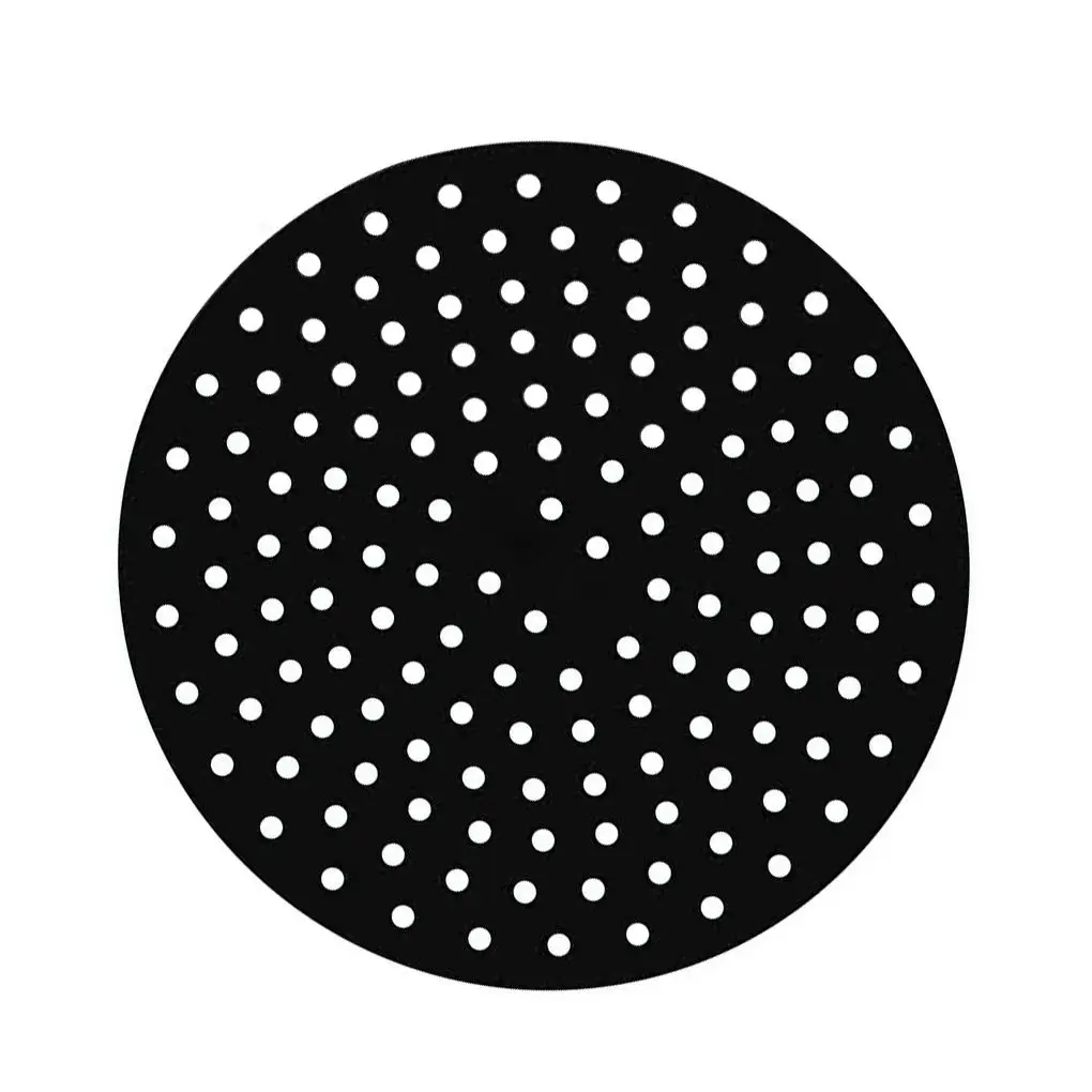 

8/9 Inch Air Fryer Liner Reusable Silicone Air Fryer Basket Mat Non-stick Round Steaming Basket Mat Kitchen Accessory