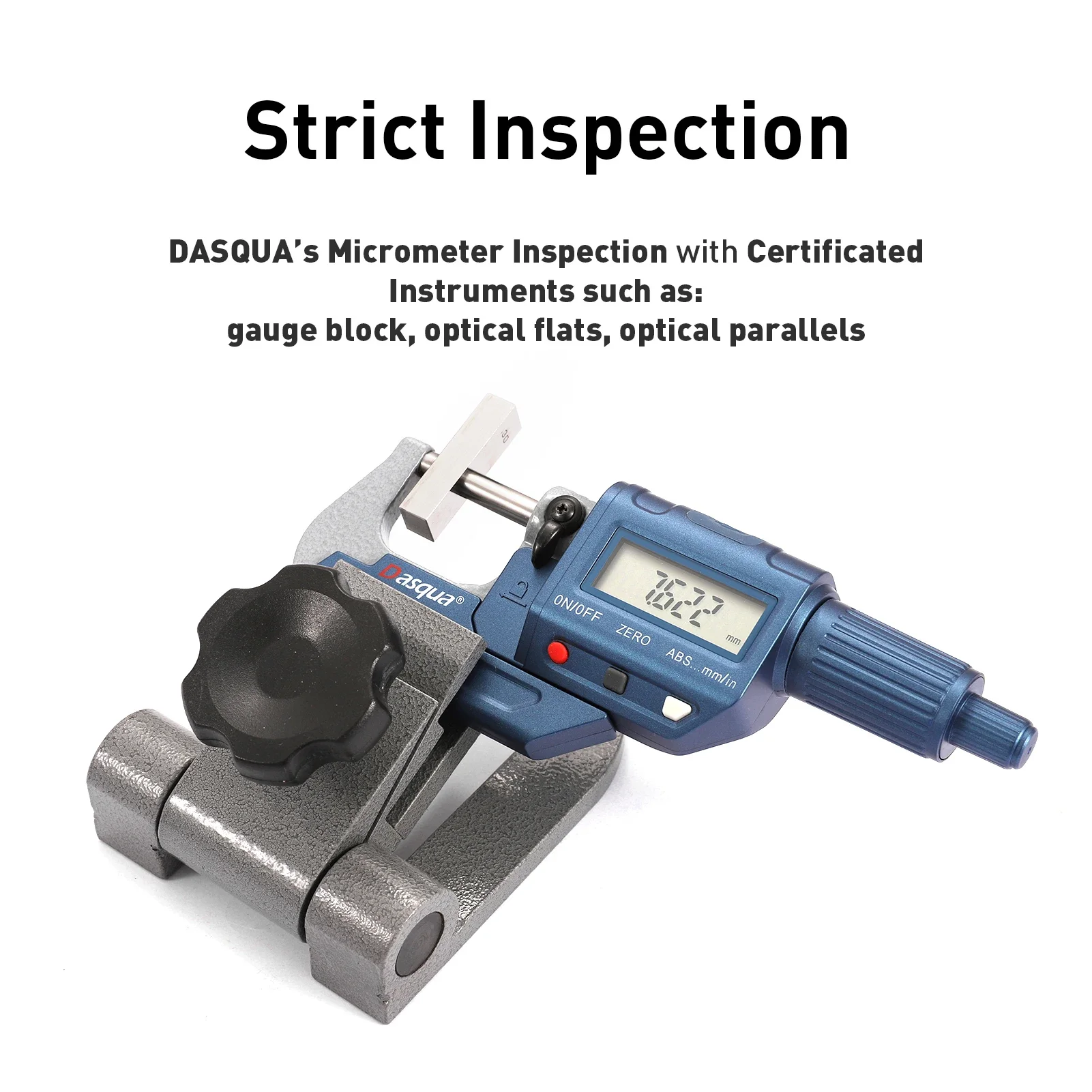 Micrometro Digitale Esterno Con Risol Deus DASQUA 0–25 мм 0 00005 дюйма/0 001 Mandrino в Acciaio Inossidabile