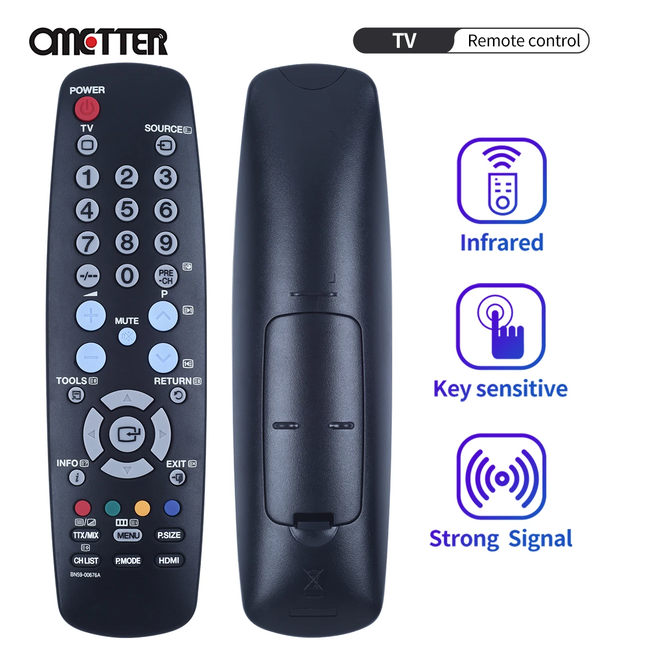 

Universal BN59-00676A Suitable for Samsung TV Remote Control PS42A410C1XXC