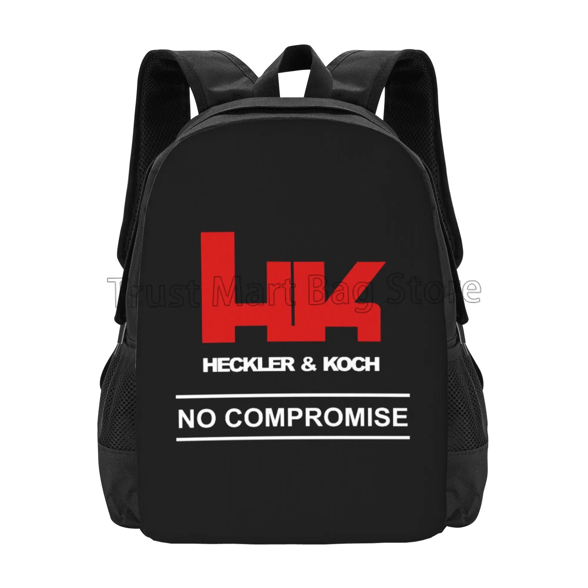 

Heckler Koch Hk Print Backpack Casual Daypack Lightweight Travel Bag Middle College School Book Bag Backpacks for Teen Boys Mens
