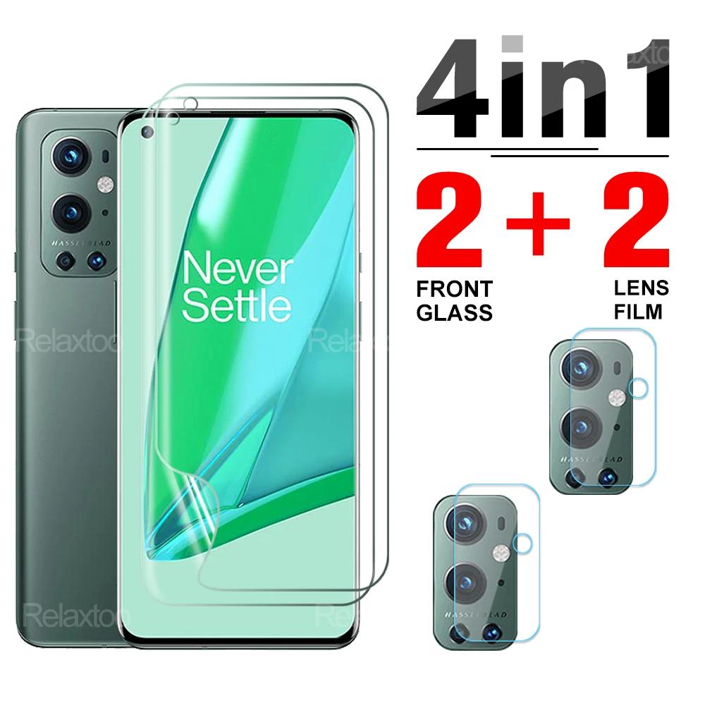 

Защитная пленка 4 в 1 для Oneplus 9 Pro 9 9R 10 Pro 8 8T 8 Pro 7 7T Nord 2
