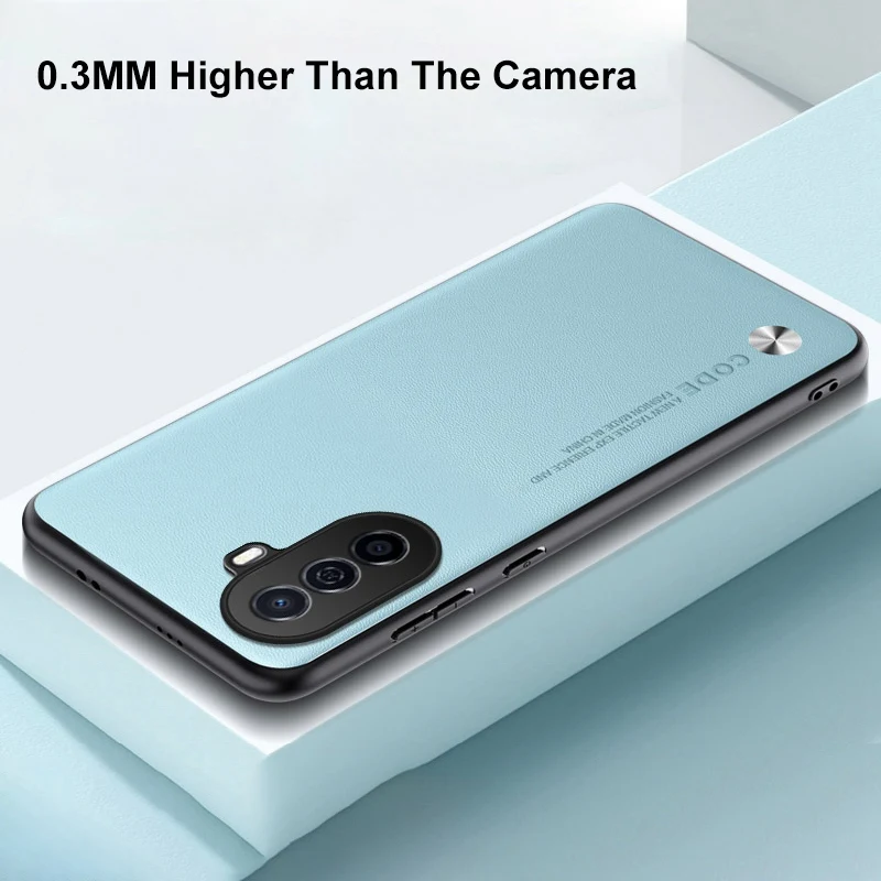 Фото Роскошный чехол из искусственной кожи для Huawei Nova Y70 Plus, задняя крышка, силиконовый противоударный чехол с полной защитой для телефона Huawei Nova Y71 №4