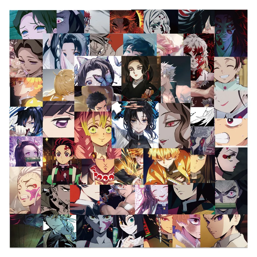 

10/30/54PCS Anime Demon Slayer Avatar Graffiti Stickers for Laptop Luggage Bicycle Car Skateboard Computer Waterproof Decal Toys