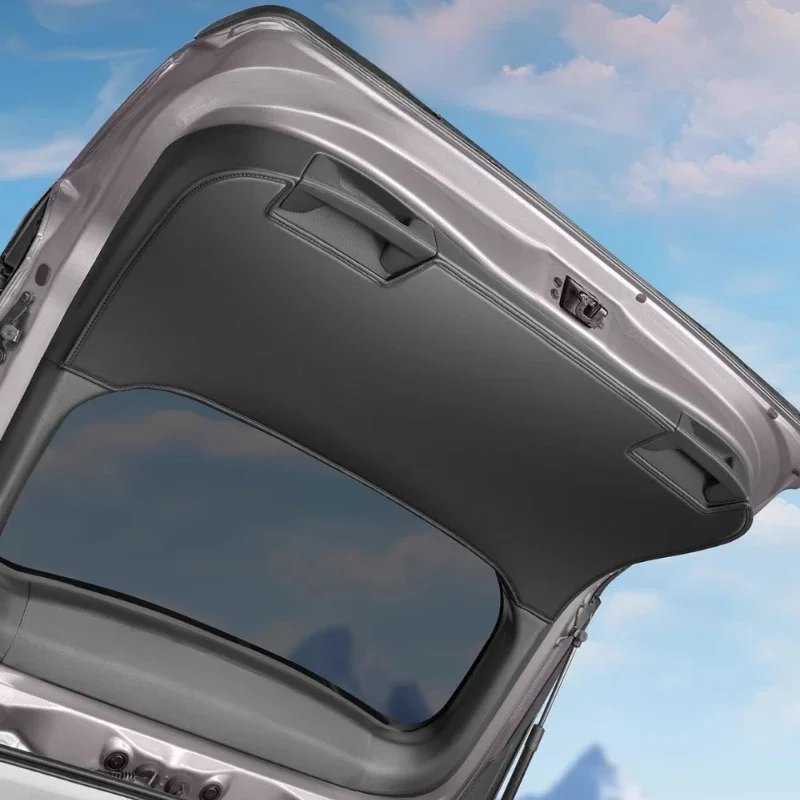 Фото Для ​ ​ Toyota RAV4/WILDLANDER: Комплект защиты задней двери с отделкой из кожи — защитные приспособления для багажника + противоскользящий коврик, аксессуары для интерьера №5