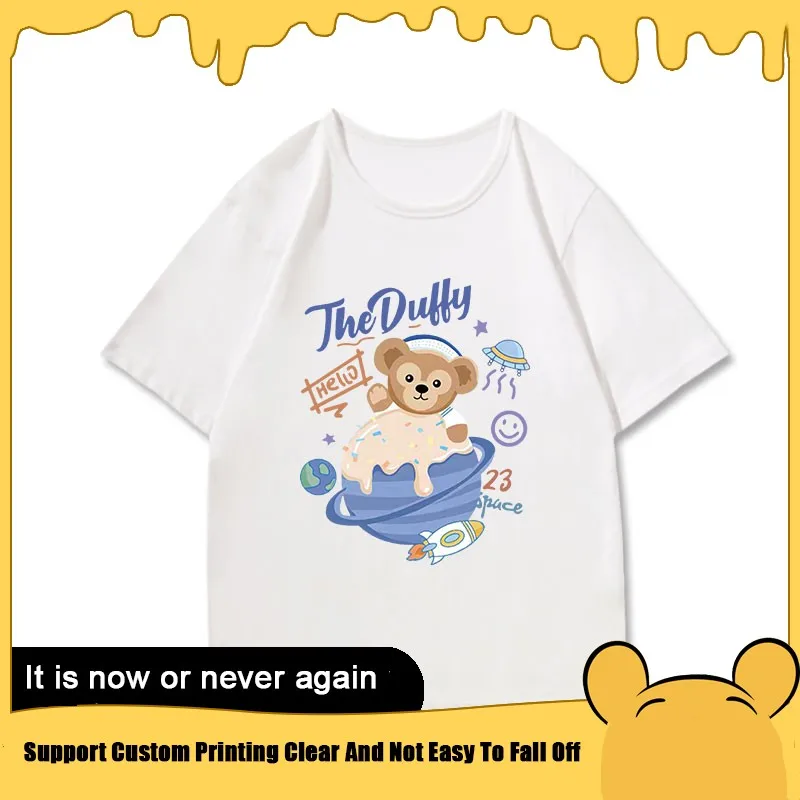 Женская футболка с коротким рукавом и принтом Планеты Диснея