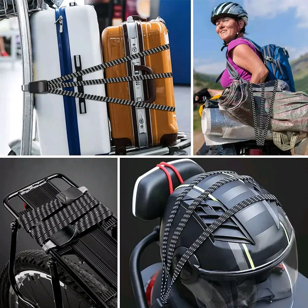 1x велосипедный веревка для багажа эластичные ремни переноски эластичная