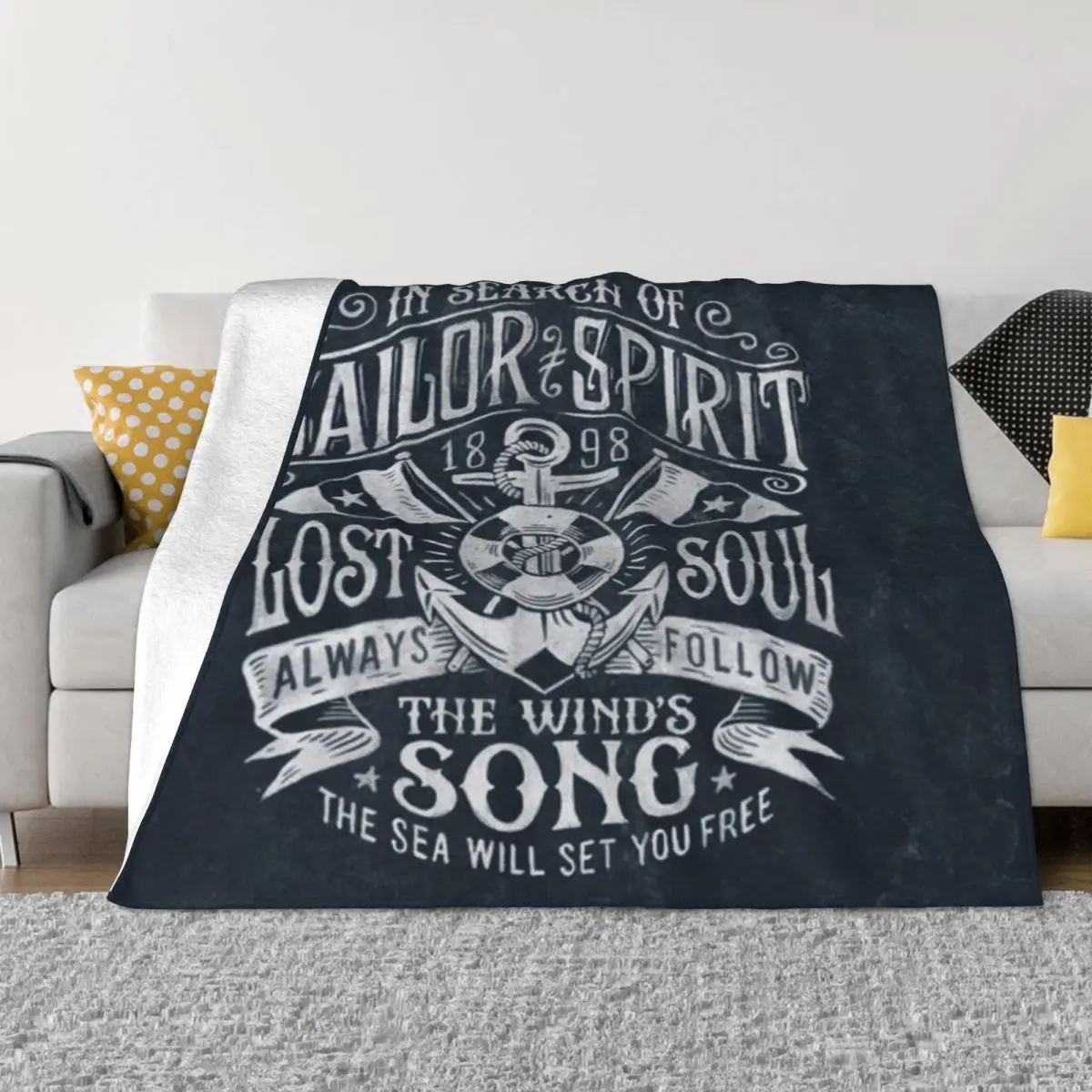 Ультрамягкое одеяло из микрофлиса Sailor Spirit