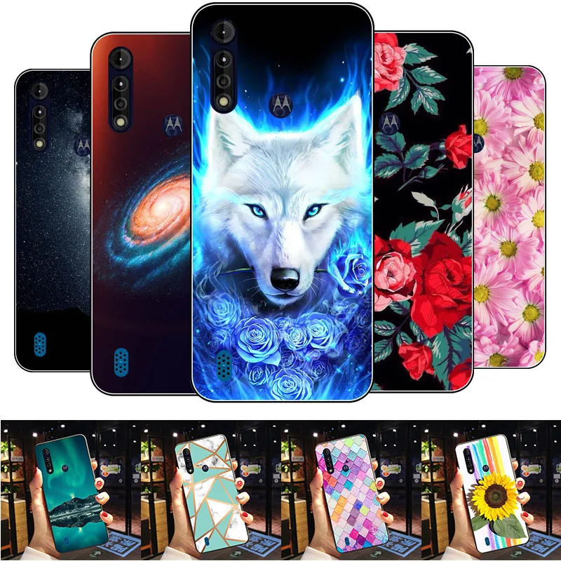 Чехол для Motorola Moto E6S 2020 E6i 6 1 дюйма мягкий черный силиконовый чехол на заднюю