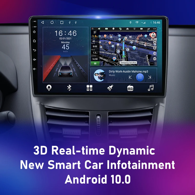 for peugeot 207 cc 2006 2015 android 2 din car radio multimedia video player gps 4g dvd stereo carplay speaker audio accessories free global shipping