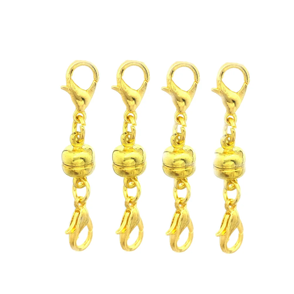 

4 PCS Buckle Lobster Clasp Necklace Bracelet Connector Women’s Jewelry Womens Bangles Bracelets Accessories