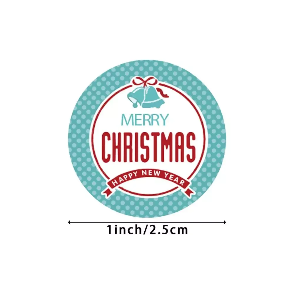 

Hot 50-500pcs New Christmas Stickers Cartoons Gift Card party Package cute Santa Label Sealing Decor Party Supplies For Reward K