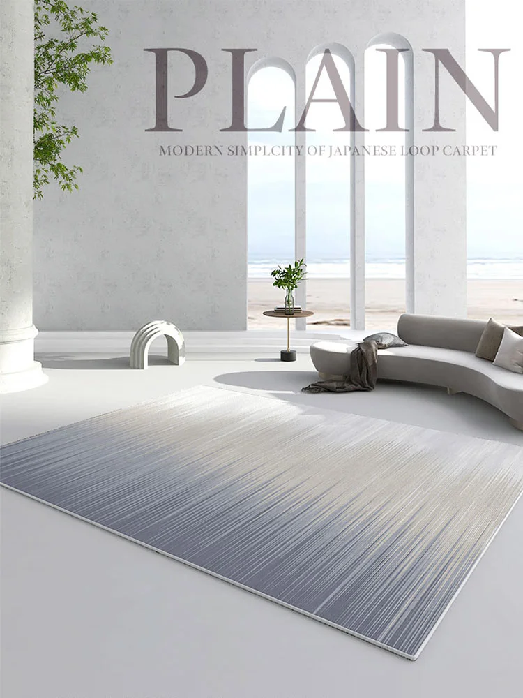 

Quiet wind living room Japanese tea table carpet abstract art modern simple mattress bedroom bedside light luxury home