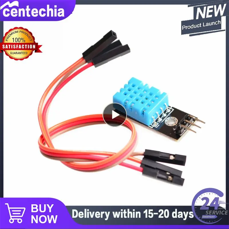

1~10PCS Temperature And Relative Humidity Sensor Dht11 Digital Signal Output Dht11 Sensor Gnd Data Port With Pull-up Resistor