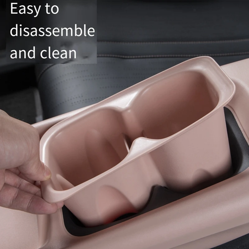 Car Center Armrest Panel Cup Holder Storage Box Decorative Trim Covers For BYD Dolphin Mini / Seagull