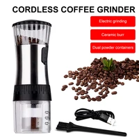 upgrade electric coffee grinder stainless steel charging nuts spices grains pepper coffee beans grinding machine with 4 settings