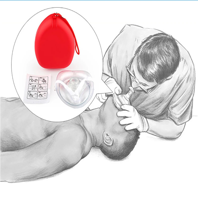 Спасательная дыхательная маска для оказания первой помощи тренировочная лица
