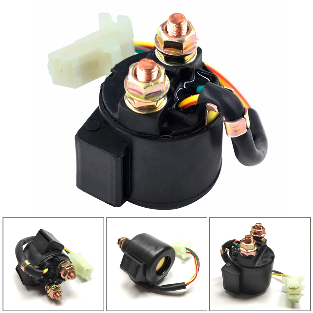 

Motorcycle Electrical Starter Solenoid Relay Switches For GRIZZLY 600 YFM600 1998 1999 2000 2001 ATV For HONDA 300 TRX300
