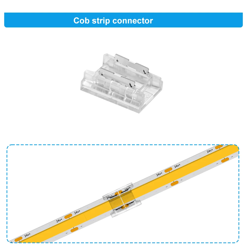 

2-контактный, 3-контактный, 4-контактный разъем для светодиодной ленты COB, угловой удлинитель, терминал без пайки, светодиодные разъемы для 2835 5050 SMD, Светодиодная лента COB